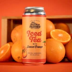 Iced Tea with Sunset Orange 16 oz. Can