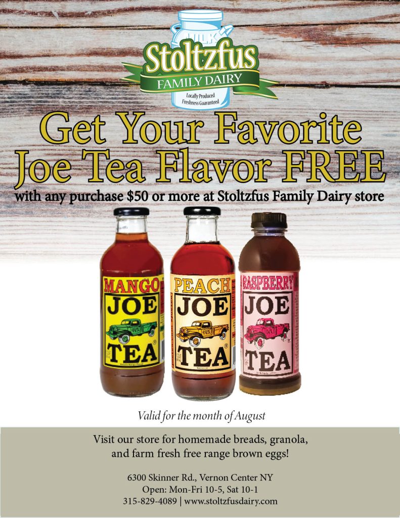 Get your favorite Joe Tea Flavor Free