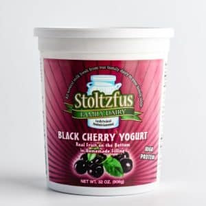 Black Cherry Yogurt 32 oz. Container