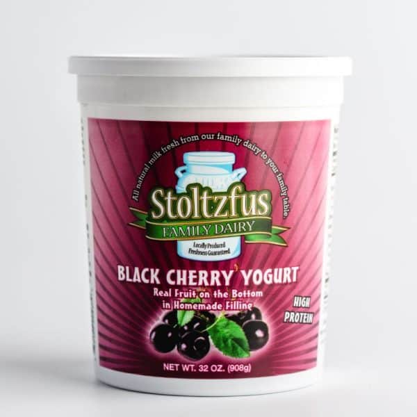 Black Cherry Yogurt 32 oz. Container