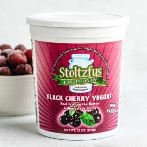 Black Cherry Yogurt Quart - 3 Units