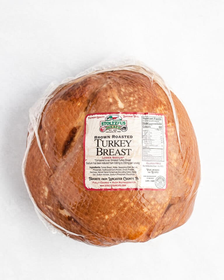 Boneless Lowsodium Brown & Roasted Turkey Breast Stoltzfus Family Dairy