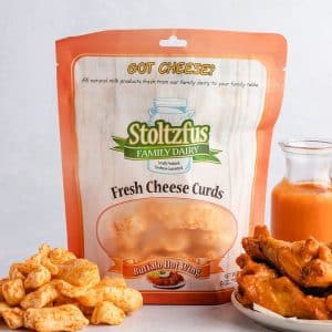 Buffalo Hot Wing Cheese Curds 8 oz. Bag