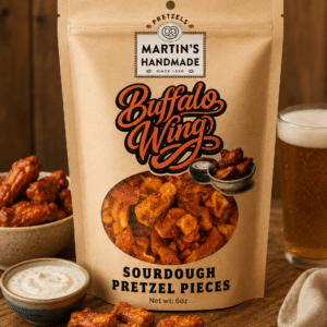 Buffalo Wing Flavored Pretzels 6 oz. Pack