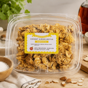 Coconut Almond Brittle 6 oz. container