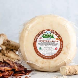 Horseradish & Bacon Farmstead Cheese 2 lb. Wheel