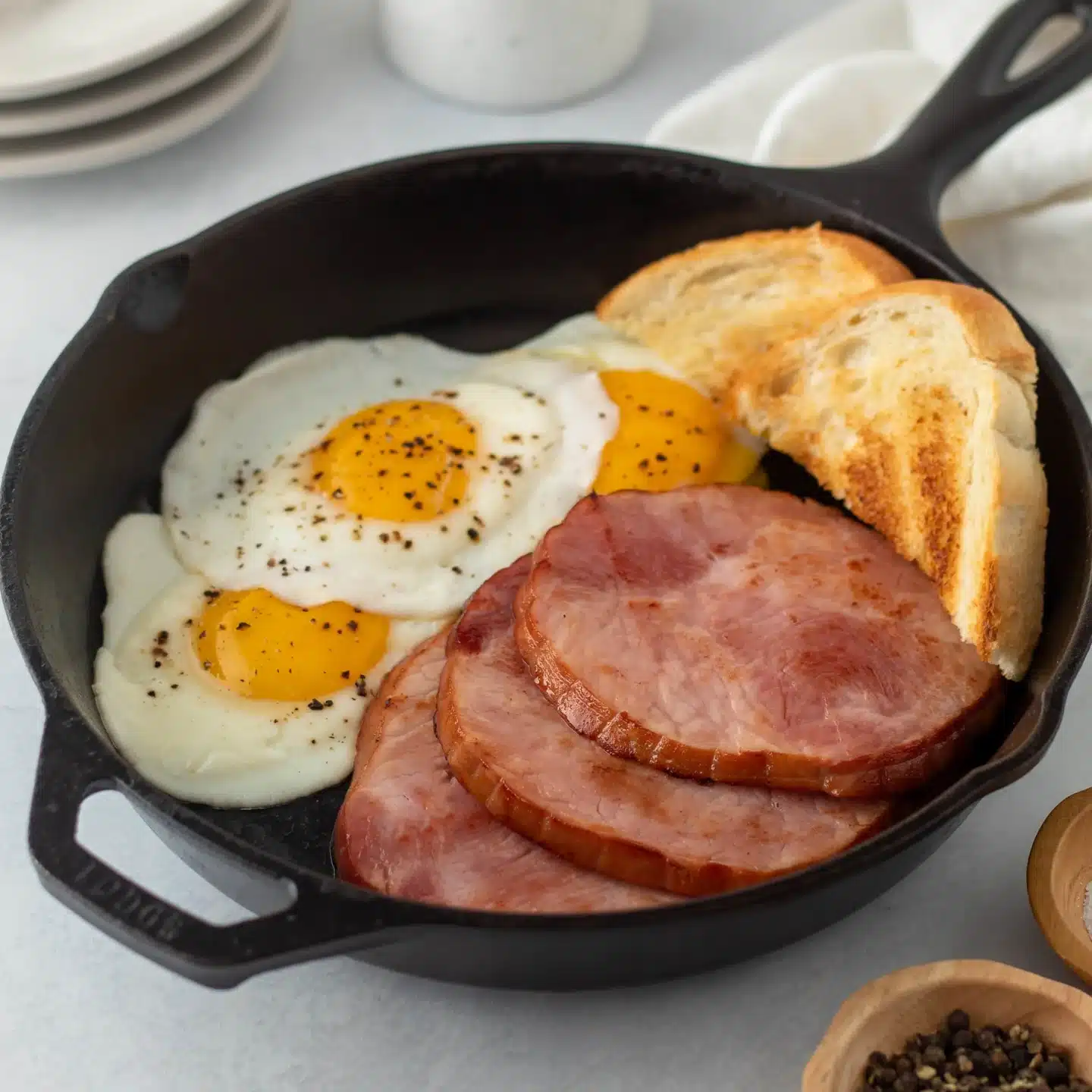 How To Fry Ham Slices In A Pan 