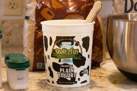 How to Make Cinnamon Crumb Coffee Cake Substituting Yogurt for Sour Cream 4