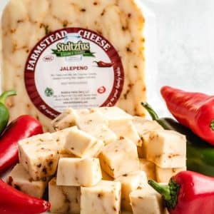 Jalapeno Farmstead Cheese 0.75 lb. Wedge