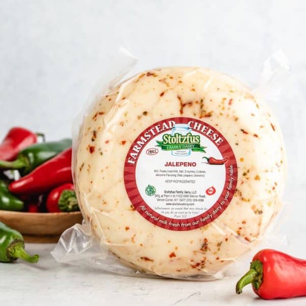 Jalapeno Farmstead Cheese 2 lb. Wheel