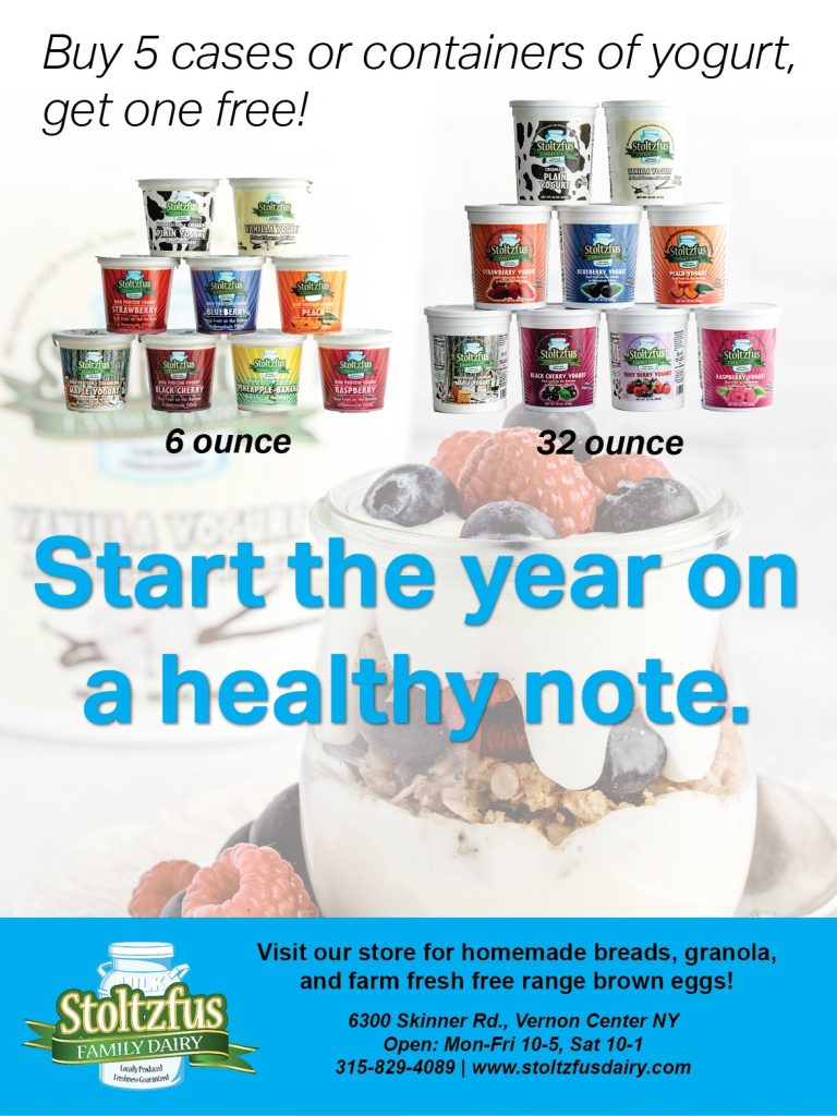 Buy 5 cases or containers of yogurt and get 1 free!
