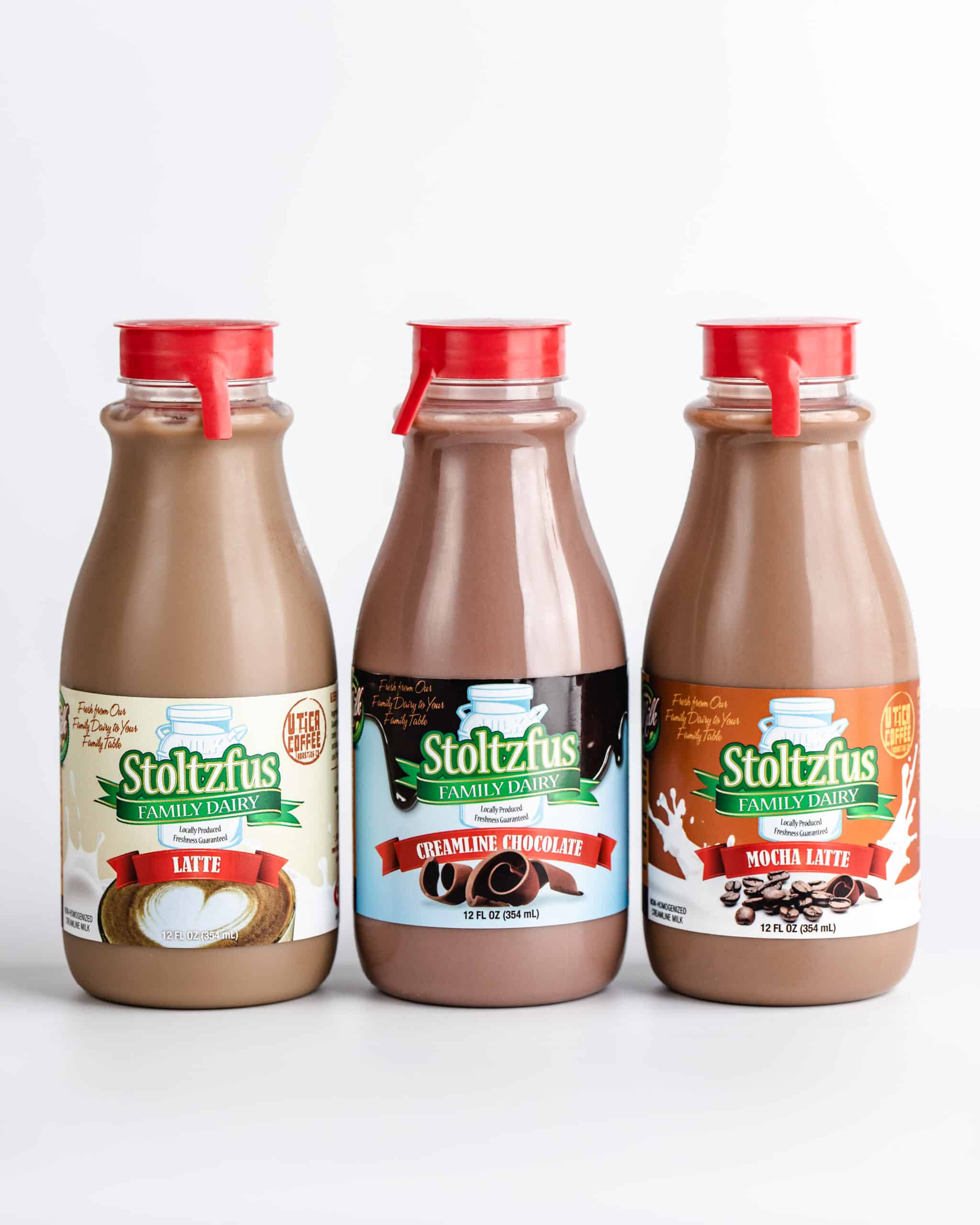 Latte, Mocha Latte, Creamline Chocolate Grab-n-Go 102