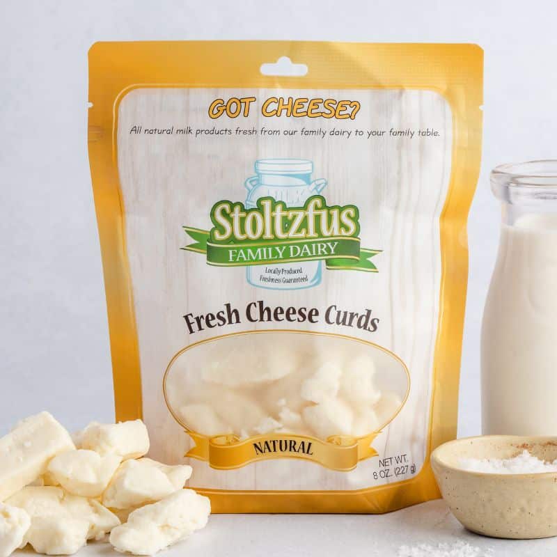 Natural Cheese Curds 8 oz. Bag