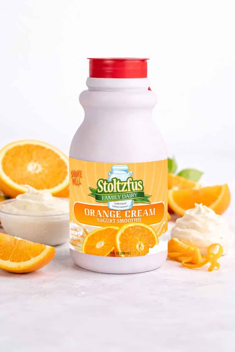 Orange Cream Background