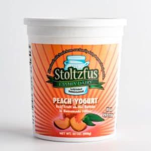 Peach Yogurt 32 oz. Container