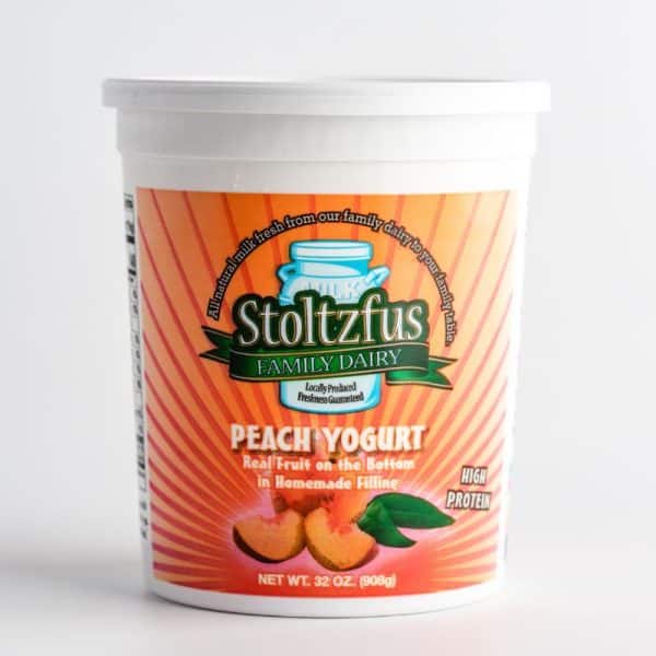 Peach Yogurt 32 oz. Container