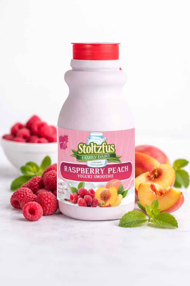 Rasberry Peach Background