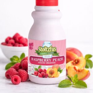 Raspberry Peach Yogurt Smoothie 9 oz. Bottle