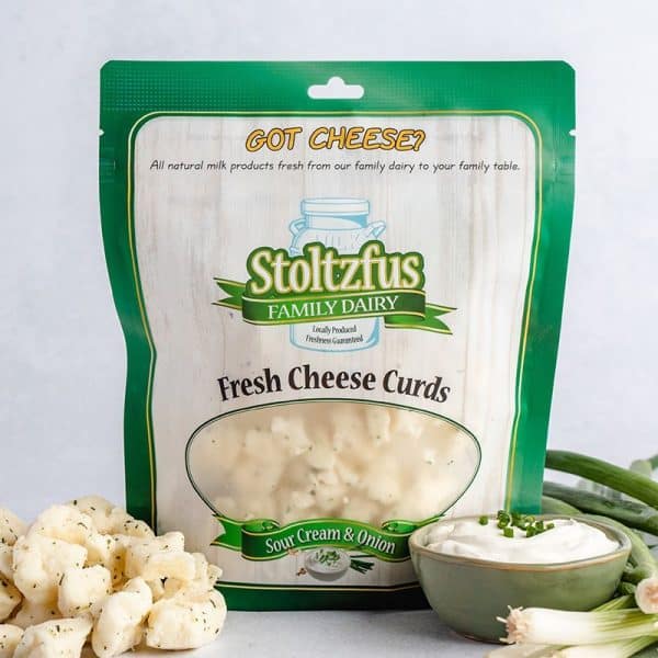 Sour Cream & Onion Cheese Curds 8 oz. Bag