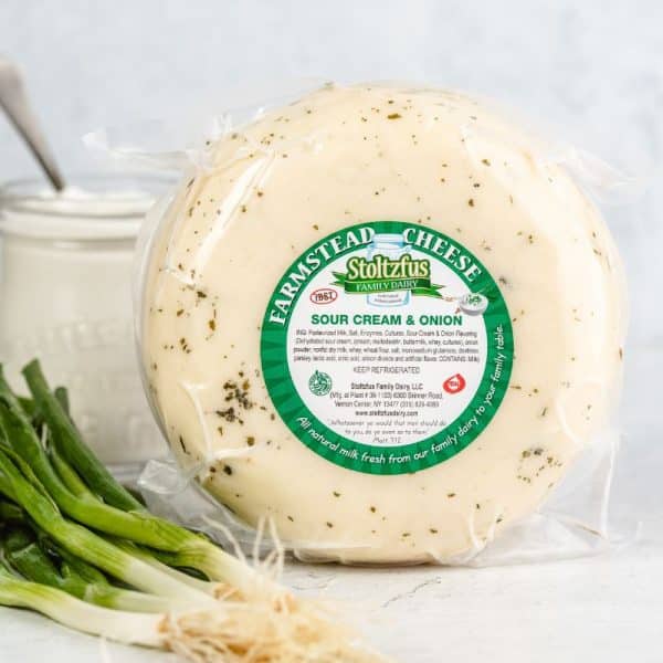 Sour Cream & Onion Farmstead Cheese 10 lb. Wheel