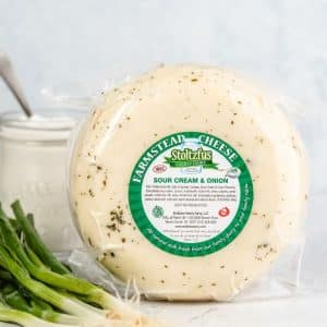 Sour Cream & Onion Farmstead Cheese 2 lb. Wheel