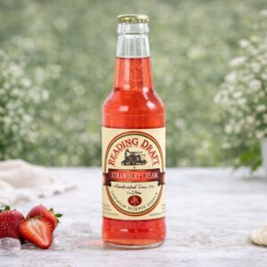 Strawberry Cream Craft Soda 12oz Bottle