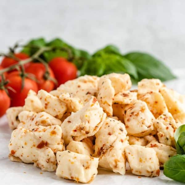 Tomato & Basil Cheese Curds 5 lb. Bag