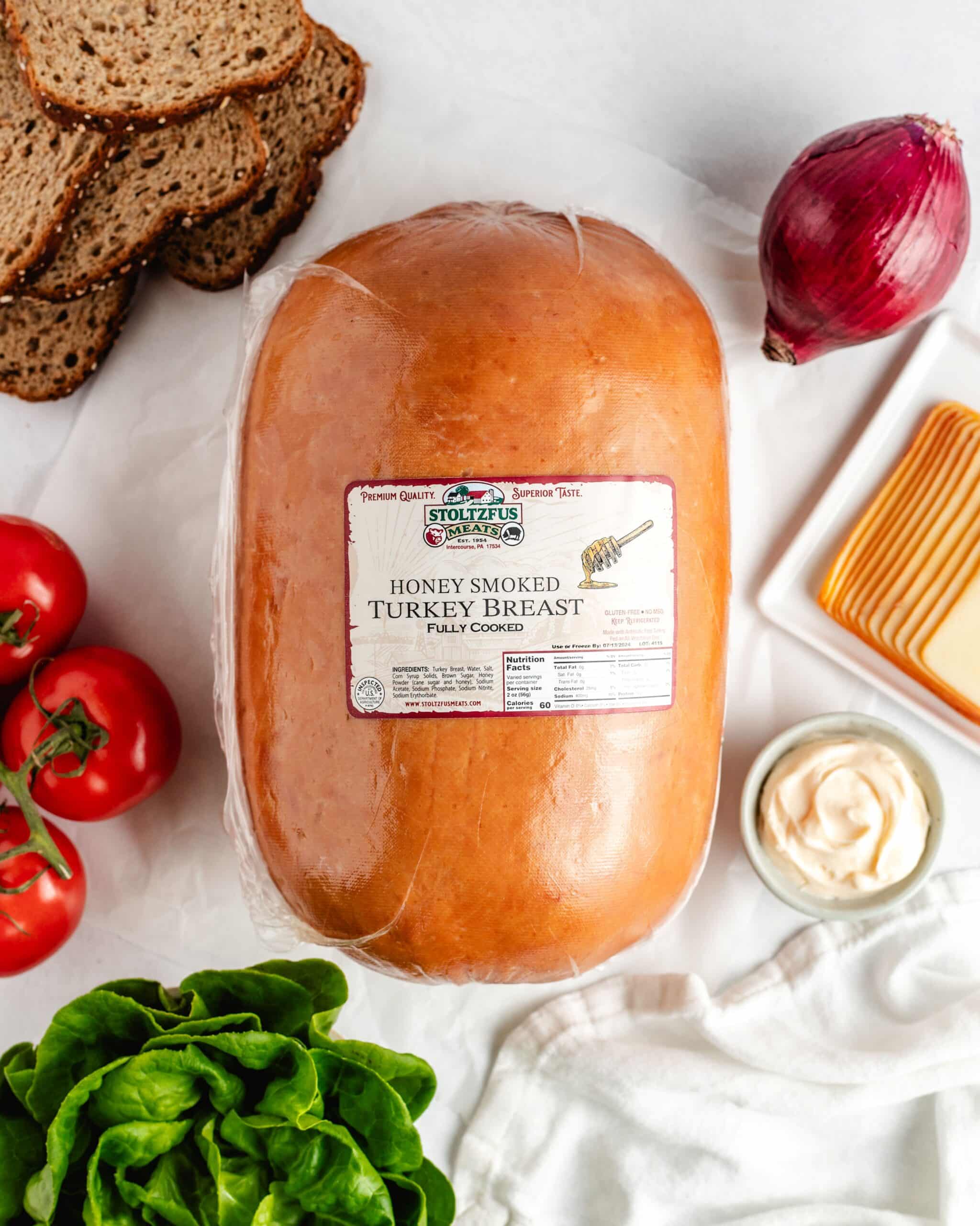Honey Smoked Turkey Breast 9 lb. Unit (lb. price) - Image 2