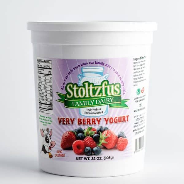 Very Berry Yogurt 32 oz. Container