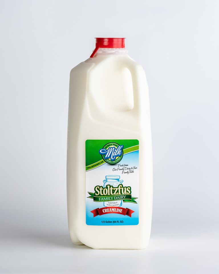 Creamline Whole Milk Half Gallon Stoltzfus Family Dairy