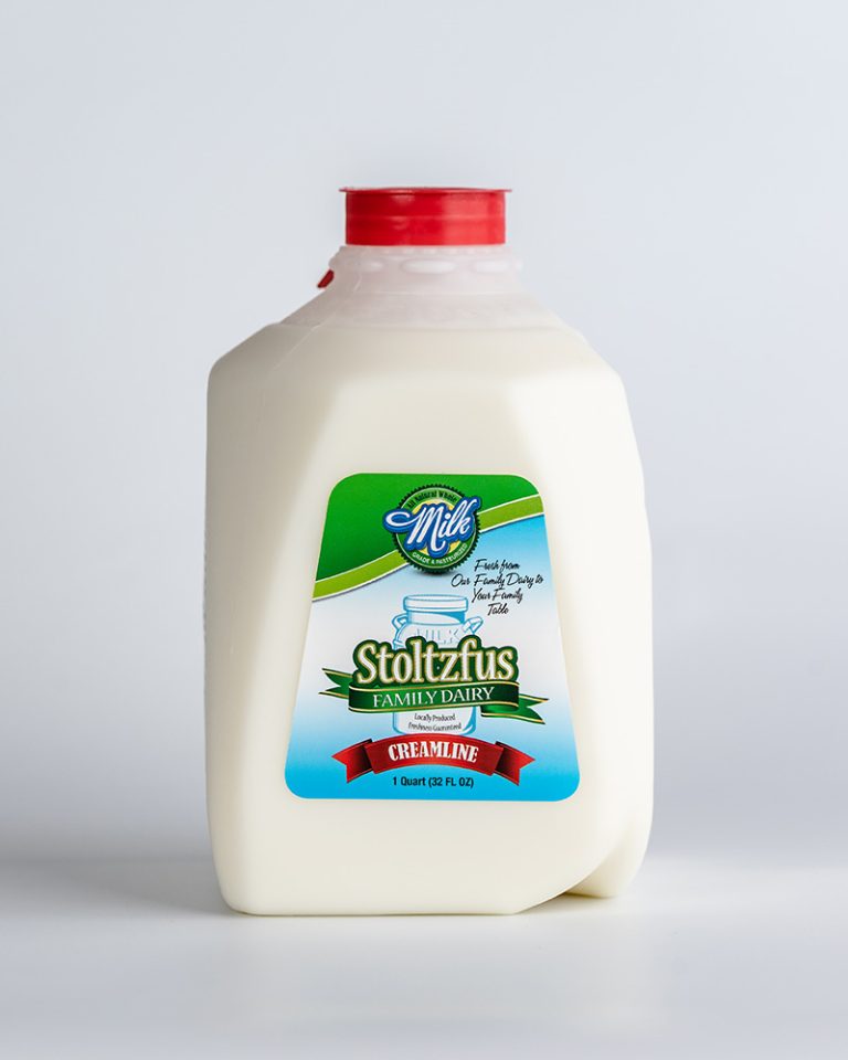 Creamline Whole Milk Quart Stoltzfus Family Dairy
