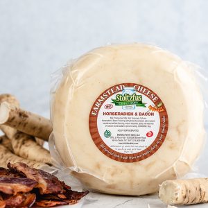 horseradish & bacon farmstead cheese wheel v3