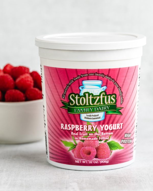 raspberry yogurt 32 oz.