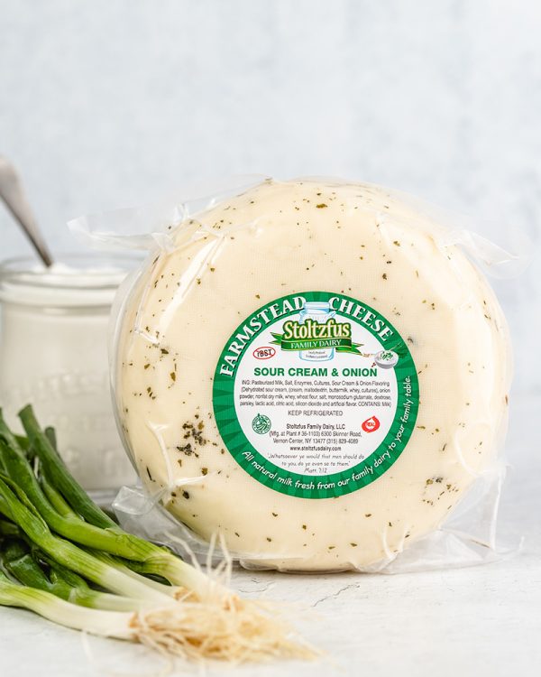 sour cream & onion farmstead cheese wheel v2